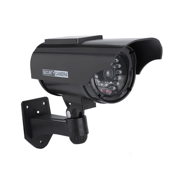 Cámara Falsa Con Energía Solar De Seguridad, Cámara De Seguridad De Vigilancia CCTV Para Exteriores, Registro LED