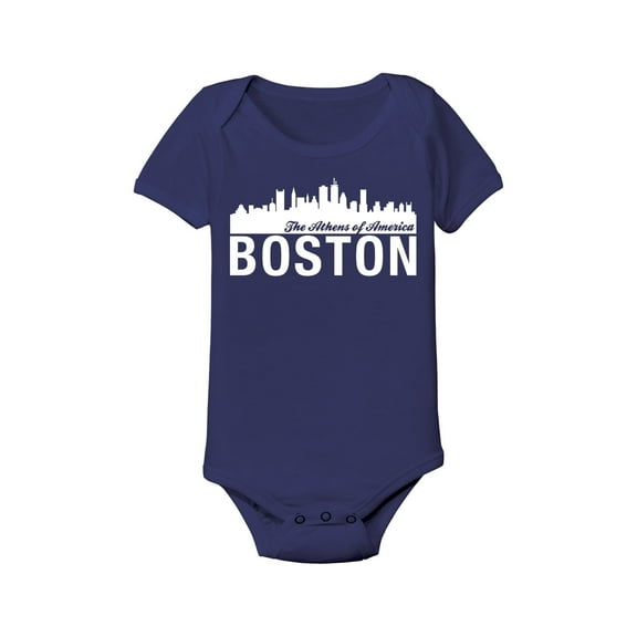 Instant Message - City Skyline BOSTON - Infant One Piece
