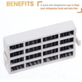 thumbnail image 4 of GFDYREE W10311524 Refrigerator Air Filter Premium Replacement Part by - Compatible with Whirlpool Refrigerators - Replaces AP4538127, 2319308, AIR 1, AIR1, W10315189, W10335147 - PACK OF 4, 4 of 6