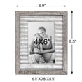 thumbnail image 6 of Homebeez Wood Picture Photo Frame 4"*6" Tabletop and Wall Mounted Display, 6 of 6