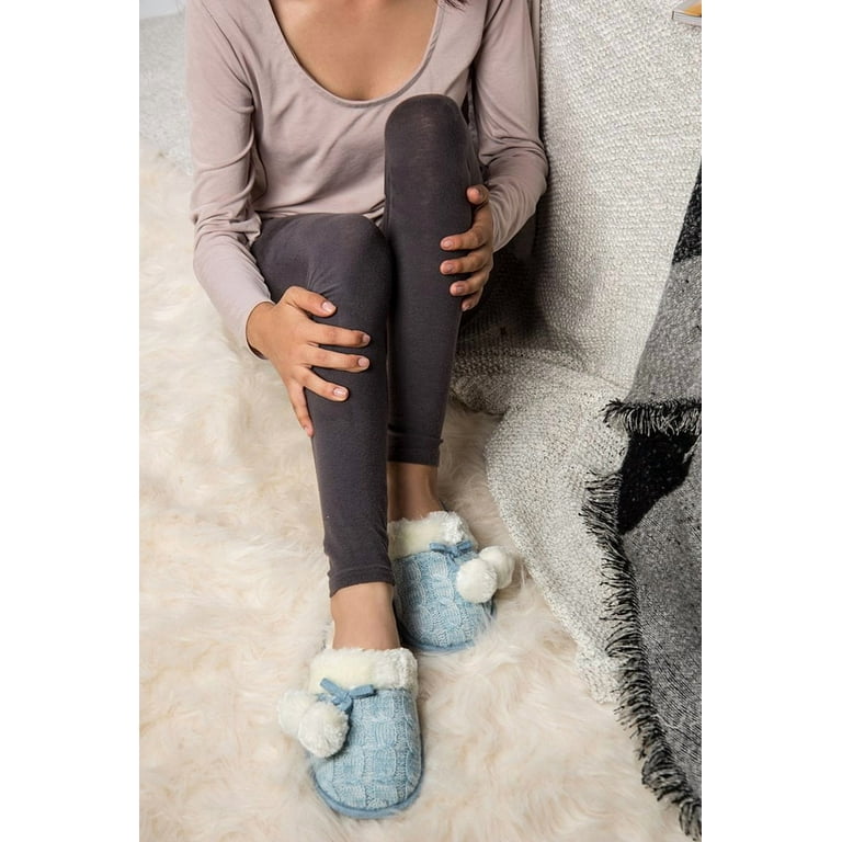 SNUGRUGS Pantofole da donna in camoscio beige/cammello con fodera in