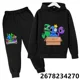 thumbnail image 2 of Nuevas sudaderas con capucha para niños con estampado de dibujos animados de amigos del arcoíris de anime, sudaderas de manga para primavera, otoño e invierno, conjuntos de sudaderas con capucha para, 2 of 5