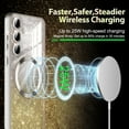 thumbnail image 4 of CASEFIV Samsung Galaxy S24 High Impact Silicone Cell Phone Case, Silver, 4 of 7