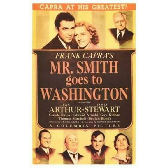 Posterazzi MOV243746 Mr Smith Goes to Washington Movie Poster - 11 x 17 in.