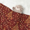 thumbnail image 2 of Yiaed Christmas Tree On A Red Background Print Dog Blankets-Cat Blanket Washable for Couch Protection,Puppy Blanket, Soft Plush Reversible Throw Furniture Protector-Small, 2 of 8