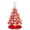 Peppermint, variant on Yunken 15-Inch Flocked Ceramic Christmas Tree, Pre-Lit Hand-Painted Tabletop Holiday Decor with 64 Multicolored Lights and 2 Star Toppers