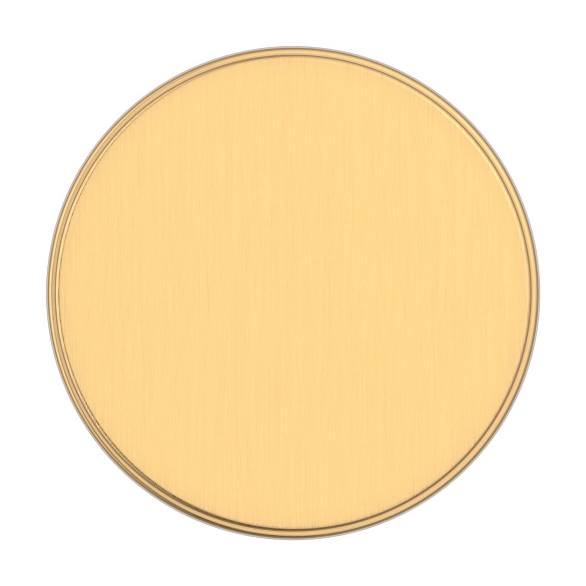 Baldwin Reserve Psconcrr141 Passage Contemporary Knob with Contemporary Round Rose Bright Nickel Finish