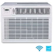 Midea 18,000 BTU 230V Smart Window Air Conditioner with Comfort Sense Remote, White, MAW18S2WWT
