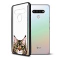 thumbnail image 6 of FINCIBO Slim TPU Bumper + Clear Hard Back Cover for LG Stylo 6 6.8" 2020, Animal Black Brown Maine Coon Cat, 6 of 6