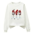 thumbnail image 4 of MaFYtyTPR Christmas Tops Christmas Fashion Women's Casual Long Sleeve Printed Ladies Sweatshirts Tops, 4 of 5