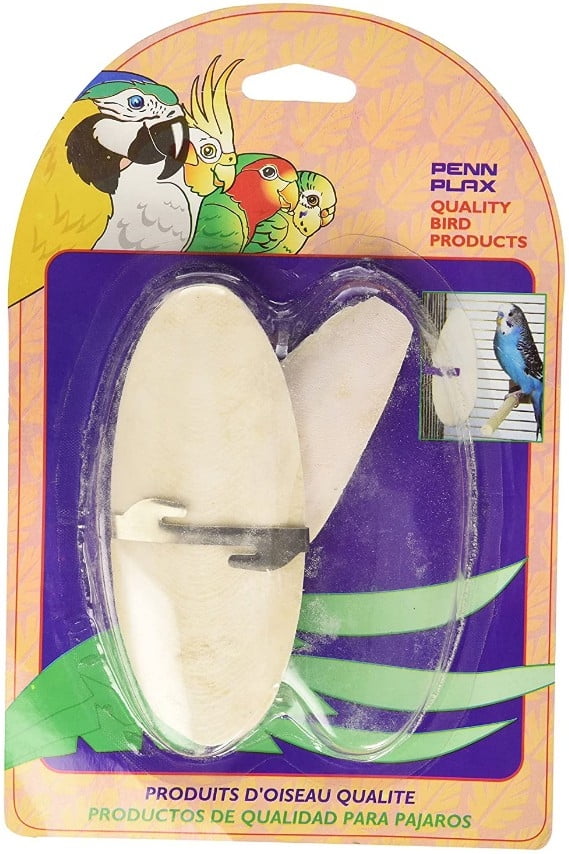 12 count (6 x 2 ct) Penn Plax Medium Cuttlebone with Holder