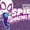 HEATHER PURPLE, variant on Spidey & His Amazing Friends - Gwen Webs Logo - Toddler Girls Fitted Short Sleeve T-Shirt