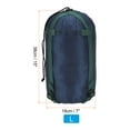thumbnail image 2 of Uxcell Compression Stuff Sack, 20L Waterproof Sleeping Bag for Backpacking, Dark Blue, 2 of 6