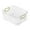 White, variant on Vikakiooze Light Luxury Desktop Storage Box New Bathroom Bathroom Kitchen Cosmetics Lipstick Sundries Classification Transparent Storage Basket