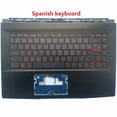 thumbnail image 4 of Nouveau pour MSI GF63 8RD MS-16R1 R2 R3 R4 R5 R6 Clavier d'Ordinateur Portable Russe Ru/US/espagnol avec Repose-Paume Couverture Supérieure Rétroéclairé Clavier US, 4 of 5