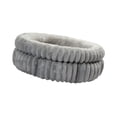 thumbnail image 4 of Cama redonda para perros y gatos, nido suave y antideslizante, tapete para dormir para mascotas gris 60cmx60cmx20cm, 4 of 9
