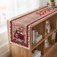 thumbnail image 6 of Table Runners 70 Inches Long Dress Scarves, Red Valentine's Day Farmhouse Coffee/Dining/Kitchen Table Decor, Holiday Table Runner, Love Heart Roses Gnomes Wooden 13x70 Inch, 6 of 9