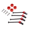 thumbnail image 3 of Conjunto de eje de transmisión de metal, cubos de rueda hexagonales, combinador CVD para coche Traxxas LaTrax Teton 1/18 RC, Rojo, 3 of 10