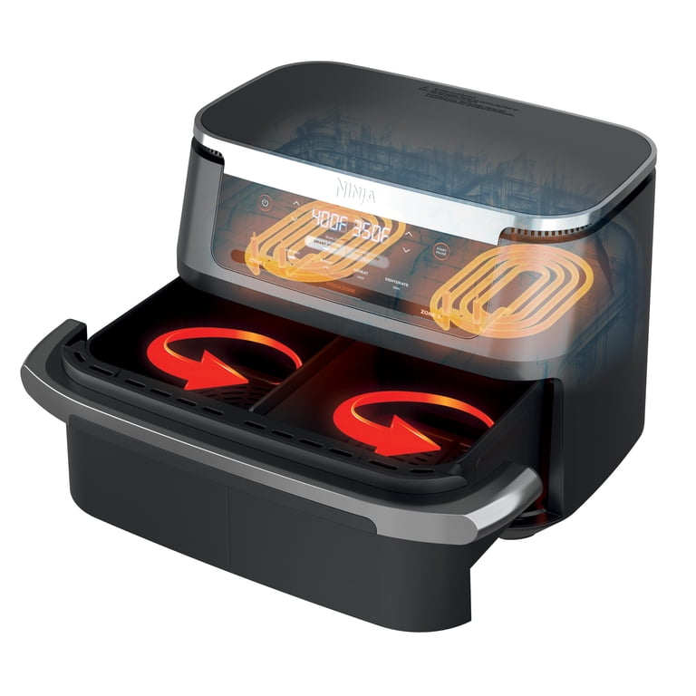 Free Shipping! Ninja Air Fryer 4-in-1 DualZone FlexBasket with 7