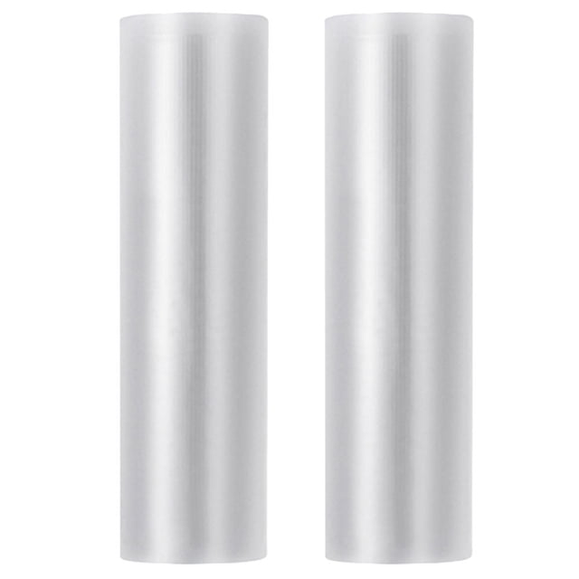 2 rollos de bolsas transparentes para alimentos, prácticas bolsas de vacío, bolsas selladas para el hogar, suministros para el hogar