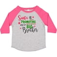 thumbnail image 3 of Inktastic Santa is Promoting Me to Big Brother Boys Toddler T-Shirt, 3 of 5