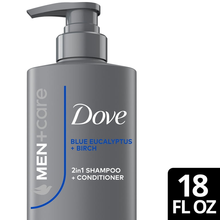 Dove Men+Care Shampoo for Real Hair that Powers Up Hair Strength