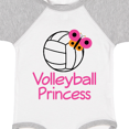thumbnail image 4 of Inktastic Volleyball Butterfly Princess Girls Baby Bodysuit, 4 of 5