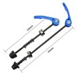 thumbnail image 2 of Rueda De Bicicleta Pinchos Delanteros Y Traseros Clip Durable Perno De Liberación Rápida Juego De Eje De Palanca Herramientas De Ciclismo Para Bicicleta De Montaña De Carretera Eigraketly OD008968-00, 2 of 7