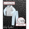 thumbnail image 2 of Baby Phat Girls Sweatsuit Set Soft Fleece Zip up Girls Hoodie Sweatshirt & Jogger Sweatpants 2 Piece, 2 of 7