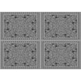 thumbnail image 1 of Ahgly Company Indoor Rectangle Patterned Dark Gray Area Rugs, 6' x 9', 1 of 6