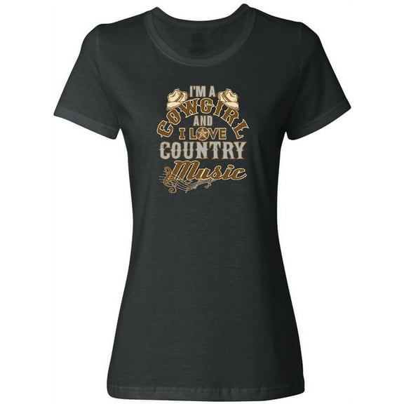 Inktastic Cowgirl Country Music Lover Women's T-Shirt