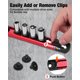 thumbnail image 2 of Organizador de Dados WORKPRO Magnético de Aluminio con Accionamiento de 1/4", 2 of 9