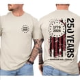 thumbnail image 3 of America 250th Anniversary Double Sided T-Shirt – 1776–2026 USA Patriotic Flag Tee, America Memorial Day Independence Shirt Gift for Men & Women, 3 of 6