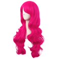thumbnail image 3 of LinYooLi 28 Pouces/70 cm Perruque Synthétique Cheveux Longs Bouclés (Brun Blond Mélangé), 3 of 4