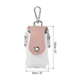 thumbnail image 2 of Golf Ball Waist Bag, Golf Ball Carry Pouch with Tee Holder, Buckle, Clip, White Pink 2 Pack, 2 of 6