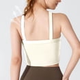 thumbnail image 4 of Lenpel Women's Workout Crop Tops Spaghetti Strap Tight Yoga Tank Tops with Built in Bra Running Athletic Shirts, 4 of 4