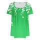 thumbnail image 3 of Blusas de Manga Corta para las Mujeres, Blusa de Camiseta Suelta Casual Hecha de Tela Cómoda para Todo el Uso Diario de Temporada, Blusas para las Mujeres Casual, 3 of 3