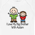 thumbnail image 4 of Inktastic I Love My Brother with Autism Girls Baby Bodysuit, 4 of 5