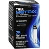 True Metrix Self Monitoring Blood Glucose Test Strips - 25 ct