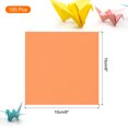 thumbnail image 2 of Unique Bargains 150 Sheets Origami Paper Double Sided Color 6x6Inch Scrapbook, Orange Red, 2 of 7