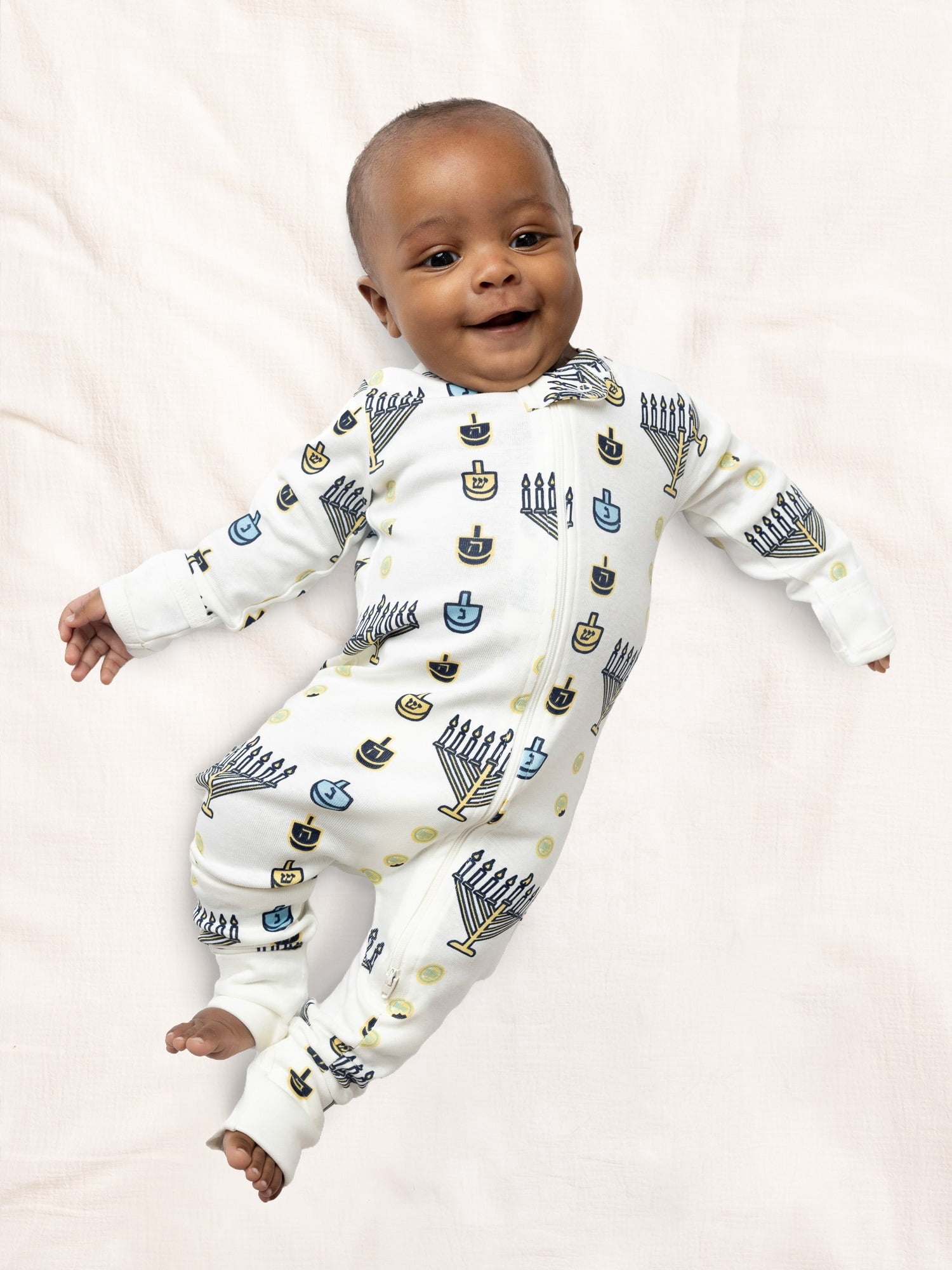 Monica + Andy Organic Cotton One Piece Coverall and Bib Set, Sizes Newborn - 18-24 Months