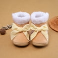 thumbnail image 6 of 0-18M Baby Girls Bow Snow Boots Non Slip Soft Sole Toddler First Walker Winter Warm Crib Shoes, 6 of 11