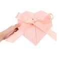 thumbnail image 3 of DEEPCRAFF Heart Shaped Box Wedding Cake Boxes For Guests Pink 1Pcs, 3 of 6