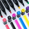 thumbnail image 6 of 48-Color Dual-Tip Oil-Based Markers | Quick-Drying, Vibrant | for Note-Taking, Decoration & Drawing, 6 of 9