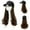 C, variant on Stylish Synthetic Hair Wig Baseball Hat For Women Adjustable Long Curly Pear Roll Hairpiece Attached Cap B,One Size
