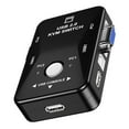thumbnail image 2 of Manual VGA Switcher 2 Port VGA Video Switch Box USB Switch Box Durable Converter With Keyboard Mouse for KVM LCD PC Video Computer, 2 of 5