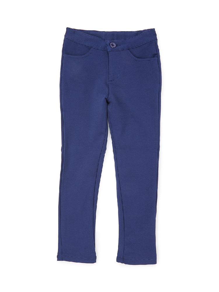 Unik Girls Navy Stretchy Uniform Pants 14