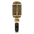 thumbnail image 1 of LEEYNEER Geynutaly Drop-Resistant Vintage Classic Dynamic Microphone  Gold, 1 of 7