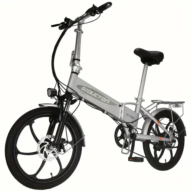 Electric Bike, 750W Motor 20MPH Max Speed, 48V 12AH Battery Folding Ebike, 20" Tire, Dual Disc Brakes, Commuter City 7-Speed Electric Bicycles E-Bike, For Adults And Teens With Pedals