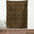 thumbnail image 4 of Ambesonne Palm Leaf Fabric by the Yard Upholstery, Earthy Colors Tropical, 3 Yards, Coral and Orange, 4 of 5